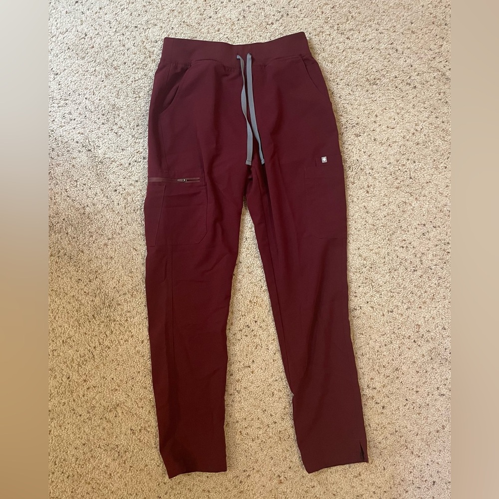 Figs Yola High Waisted Scrub Pants M TALL